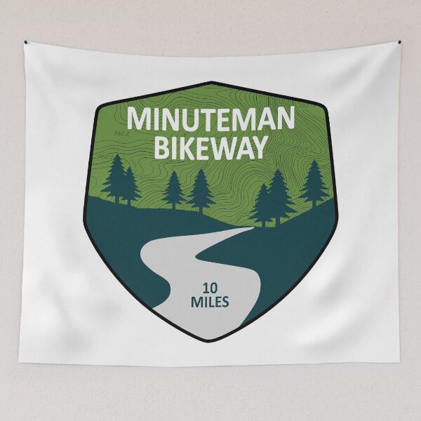 Item preview, Minuteman Bikeway Boston Massachusetts designed and sold by Esskay Designs.