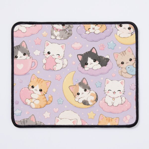 Item preview,  Kawaii Cat Pattern Seamless Design designed and sold by Aramdesing.