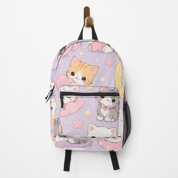 Item preview, Kawaii Cat Pattern Seamless Design designed and sold by Aramdesing.