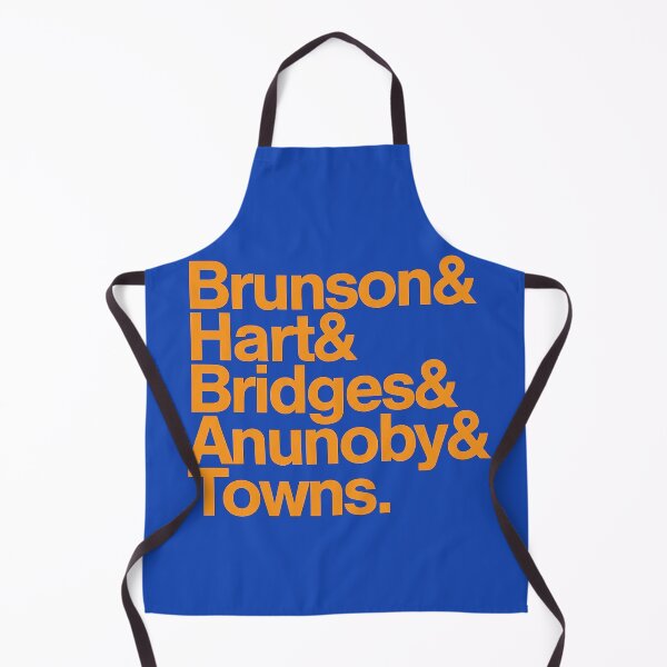 Item preview, Brunson Hart Bridges Anunoby Towns New York Knicks Starting Five T-Shirt designed and sold by LittleRogerChin.