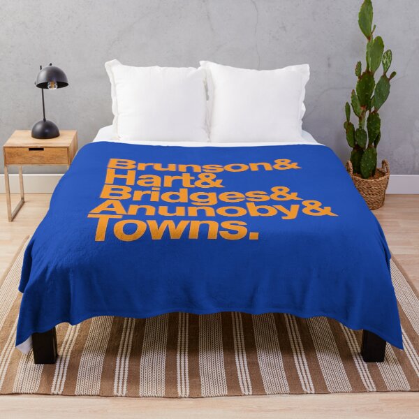 Item preview, Brunson Hart Bridges Anunoby Towns New York Knicks Starting Five T-Shirt designed and sold by LittleRogerChin.