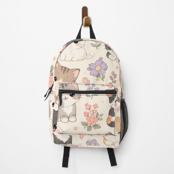 Item preview, Kawaii Cat Pattern Seamless Design designed and sold by Aramdesing.