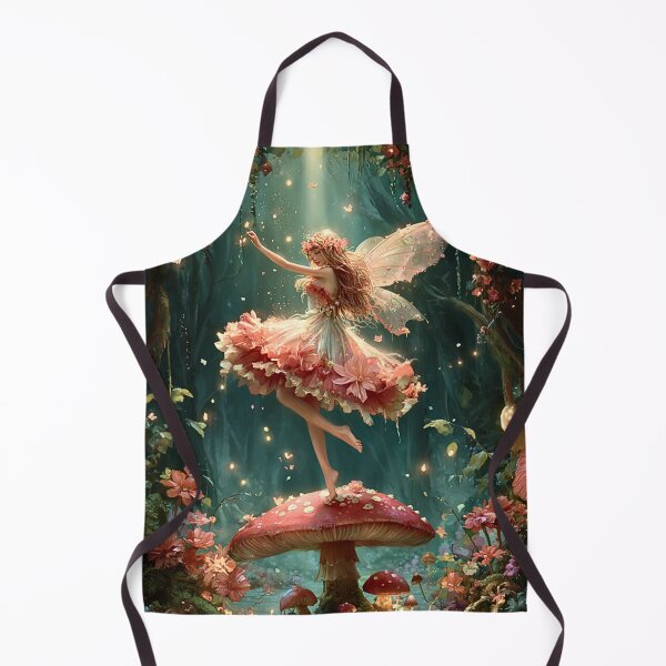 Item preview, Fairy Dancing On Enchanted Mushroom designed and sold by Storybook Botanica.