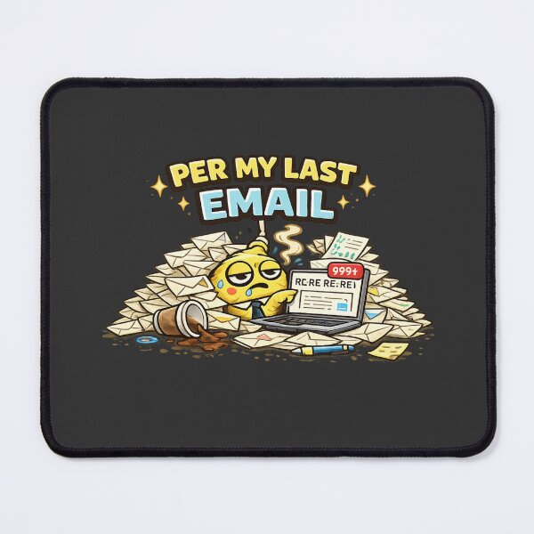 Item preview, Per My Last Email Funny Office Worker Worm On A String designed and sold by PunchDrop.