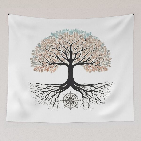 Item preview, The Compass Tree – Finding Your Roots and Journey designed and sold by Kunoichi-34.