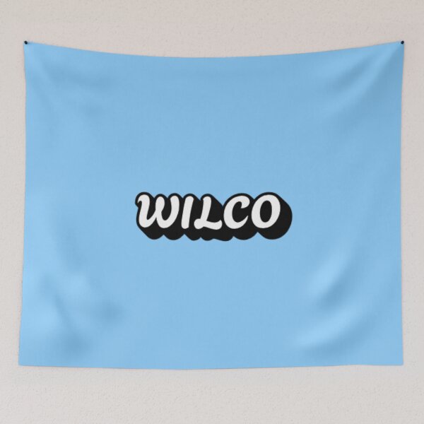 Item preview, Wilco Minimalist White Script Typography designed and sold by creativerooney.
