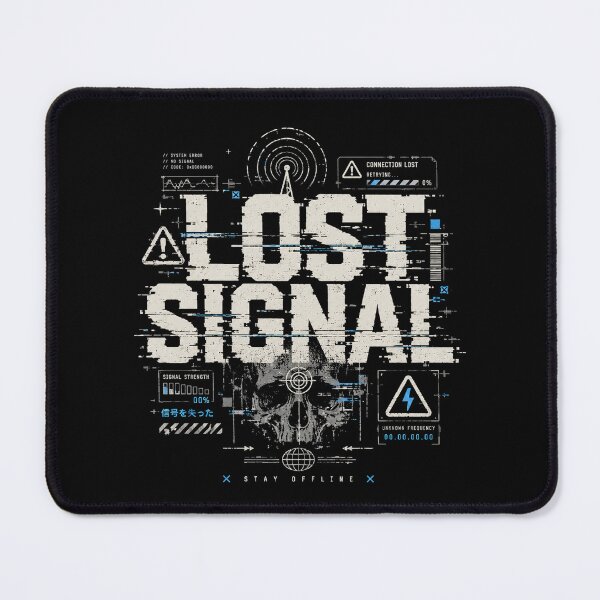 Item preview, Lost Signal Cyberpunk Glitch Skull designed and sold by ImagenFusionP.