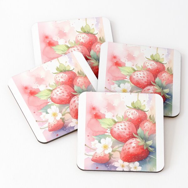 Item preview, Strawberry Girl | Sweet Watercolor Aesthetic designed and sold by DesignsByTaara.