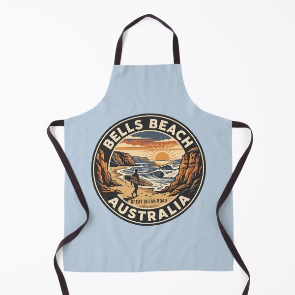 Item preview, Bells Beach Great Ocean Road Surf Sunset Badge designed and sold by Digital Art Works Hub.