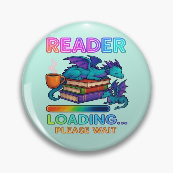Item preview, Reader Loading Please Wait Funny Gamer Book Lover Design designed and sold by BookedAndDesign.