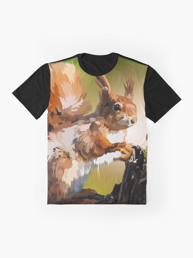 Alternate view of It's squirrel time! Graphic T-Shirt