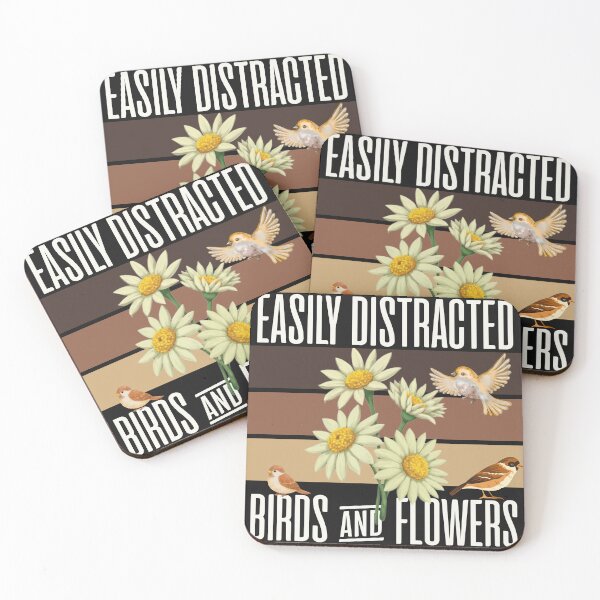 Item preview, Easily Distracted Birds and Flowers designed and sold by LAJdesigns.