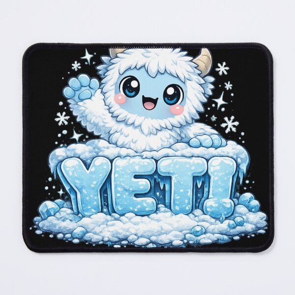 Item preview, Yeti Kawaii Cryptid designed and sold by redsharkuk.
