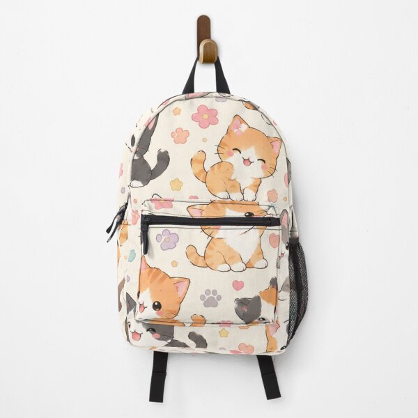Item preview, Kawaii Cat Pattern Seamless Design designed and sold by Aramdesing.