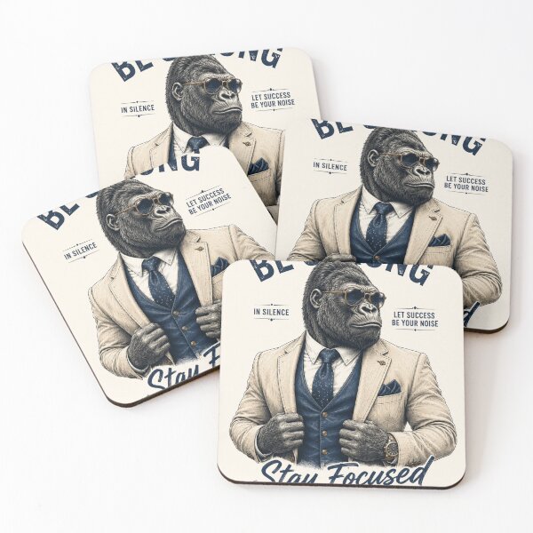 Item preview, Success mindset gorilla motivation design designed and sold by urbanshop7.