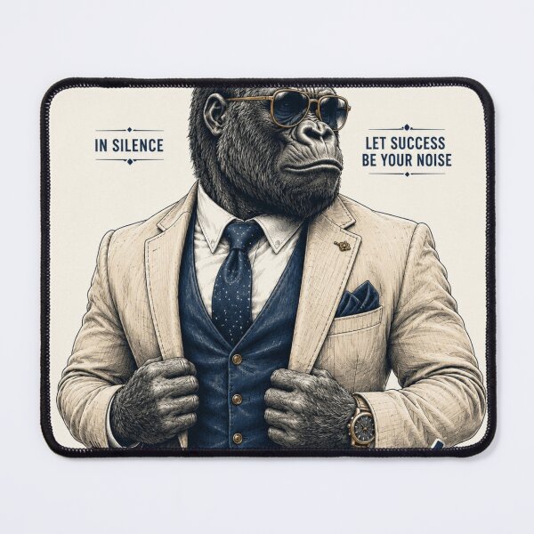 Item preview, Success mindset gorilla motivation design designed and sold by urbanshop7.