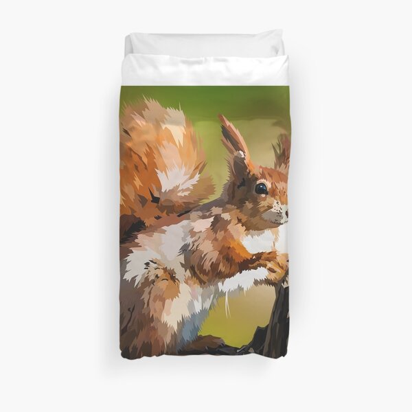 It's squirrel time! Duvet Cover