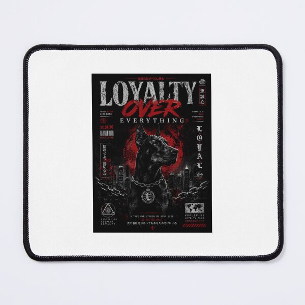 Item preview, Loyalty Over Everything – Doberman Streetwear Graphic Tee designed and sold by UrbanSwagFlow.