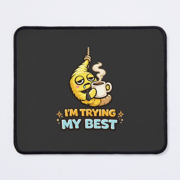 Item preview, Im Trying My Best Worm On A String Cute Emotional Support designed and sold by PunchDrop.