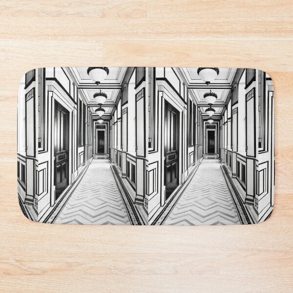 Item preview, Architecture - Vertiginous Perspective Corridor, Black and White Drawing designed and sold by Reverso-Design.