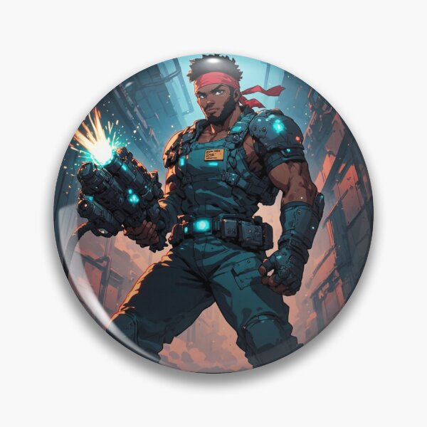Item preview, Cyberpunk Soldier Action Hero Art designed and sold by jmavila.