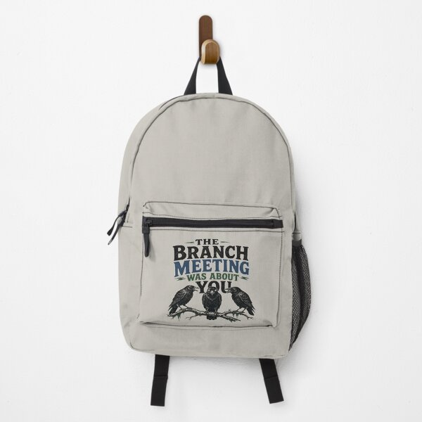 Item preview, The Branch Meeting Was About You Funny Retro Crow designed and sold by POD DYNASTY | Original Print On Demand T-Shirt Graphics.