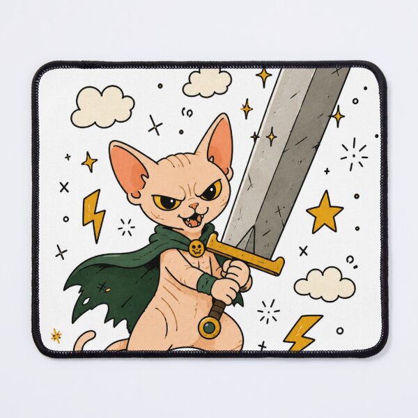 Item preview, Sphynx Cat Warrior designed and sold by Region.