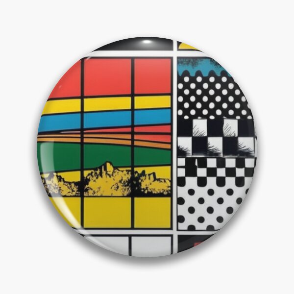 Item preview, Art - Architectural Pop Art Grid, Comic Book Aesthetic designed and sold by Reverso-Design.