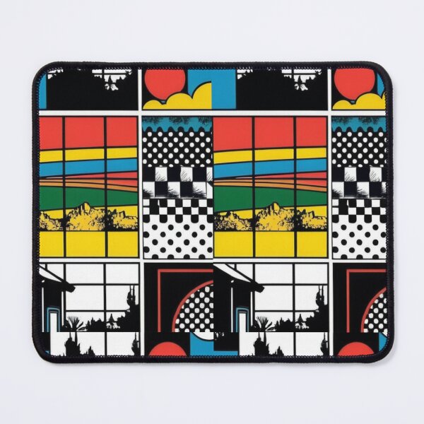 Item preview, Art - Architectural Pop Art Grid, Comic Book Aesthetic designed and sold by Reverso-Design.