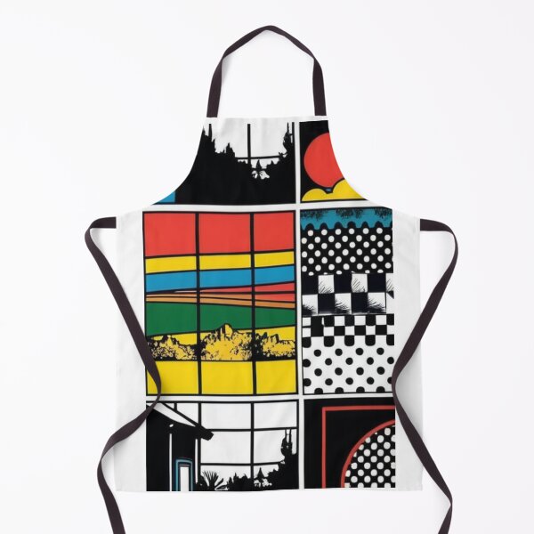 Item preview, Art - Architectural Pop Art Grid, Comic Book Aesthetic designed and sold by Reverso-Design.