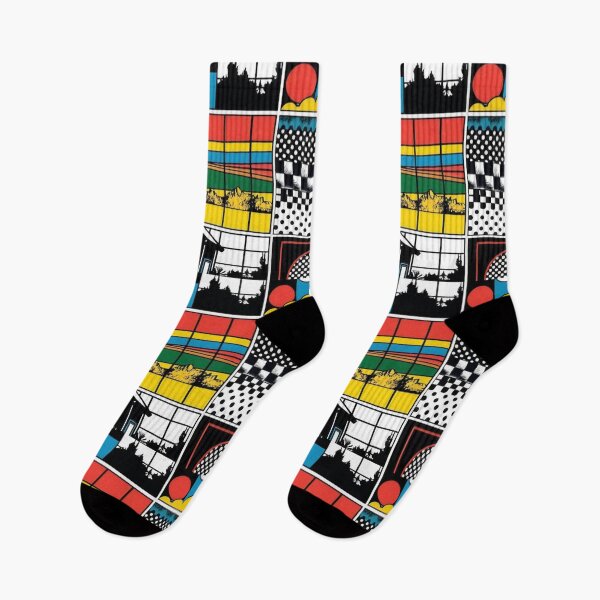 Item preview, Art - Architectural Pop Art Grid, Comic Book Aesthetic designed and sold by Reverso-Design.