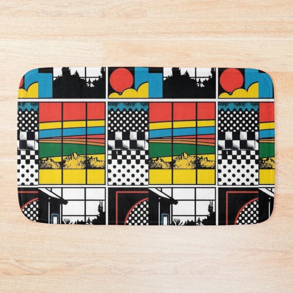 Item preview, Art - Architectural Pop Art Grid, Comic Book Aesthetic designed and sold by Reverso-Design.