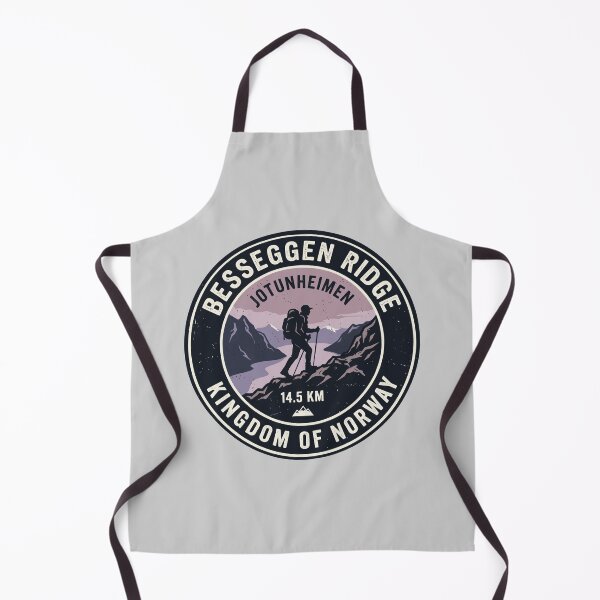 Item preview, Besseggen Ridge Hiking Adventure Norway Badge designed and sold by Digital Art Works Hub.