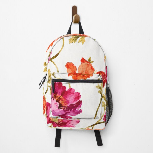 Item preview, Watercolor Vine Floral Pattern - Pink Orange Botanical designed and sold by Louis Calveri™.