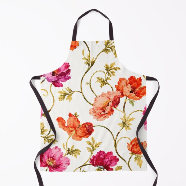 Item preview, Watercolor Vine Floral Pattern - Pink Orange Botanical designed and sold by Unhinged .Ink.