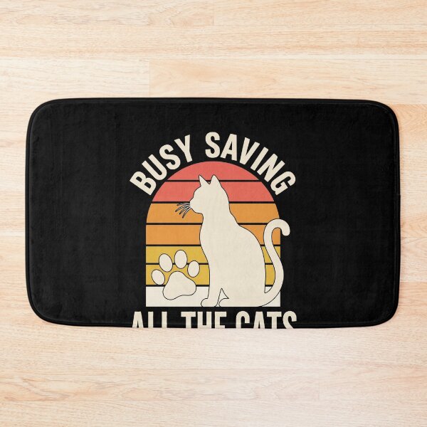 Item preview, Busy Saving All The Cats Cat Lover Animal Rescuer Adoption Advocate designed and sold by SofenArt.