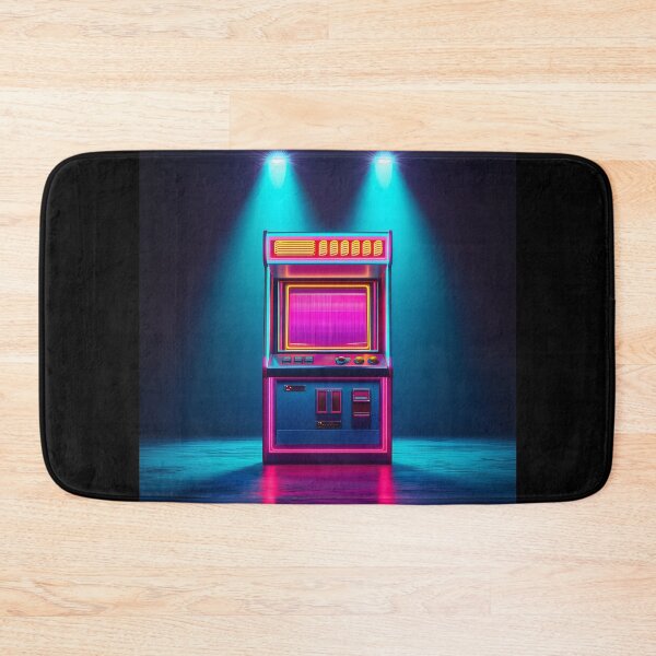 Item preview, Cyberpunk vintage gaming cabinet illustration designed and sold by Checho30.