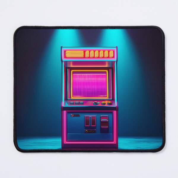 Item preview, Cyberpunk vintage gaming cabinet illustration designed and sold by Checho30.