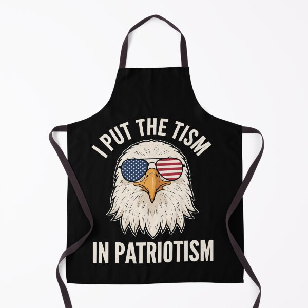 Item preview, I Put The Tism In Patriotism American Patriot Humor Funny Eagle designed and sold by SofenArt.