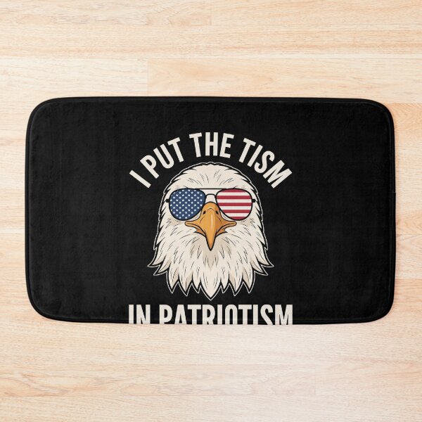 Item preview, I Put The Tism In Patriotism American Patriot Humor Funny Eagle designed and sold by SofenArt.