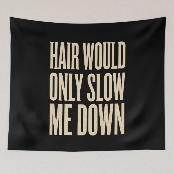 Item preview, Hair Would Only Slow Me Down Bald Men Humor Shaved Head Saying designed and sold by SofenArt.