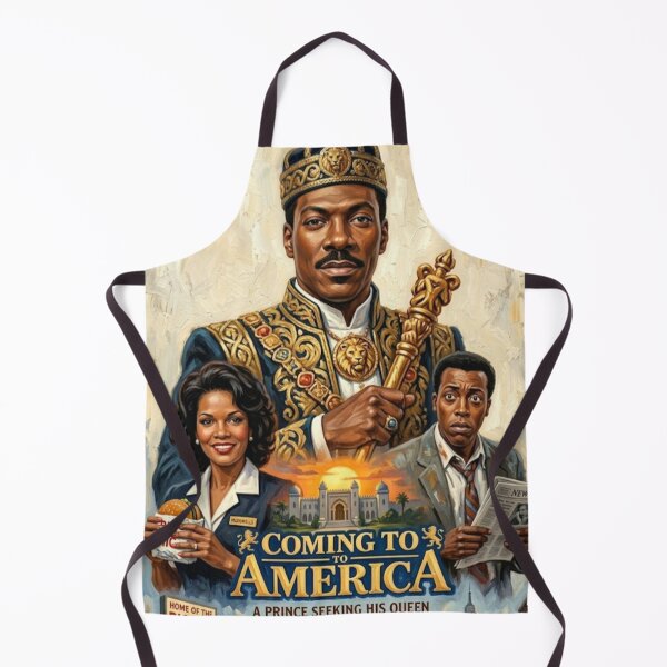 Item preview, A Prince Seeking His Queen in the Crowd. – Coming to America Fine Art Print designed and sold by Art's Diner.
