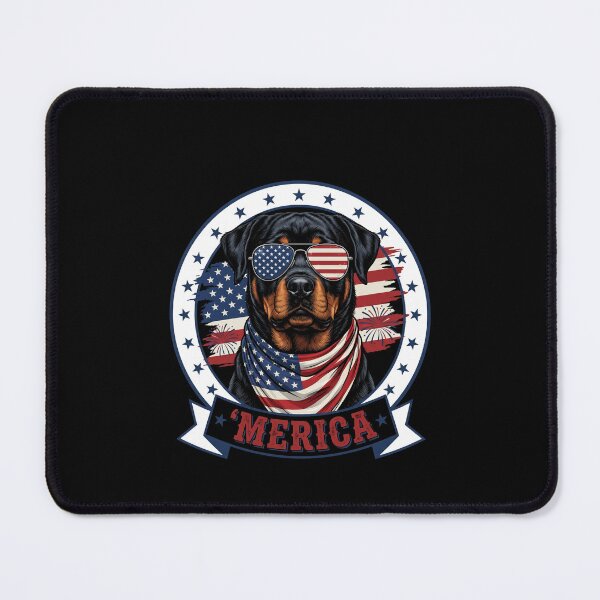 Item preview, 'Merica Rottweiler Patriotic American Dog Lover designed and sold by SofenArt.