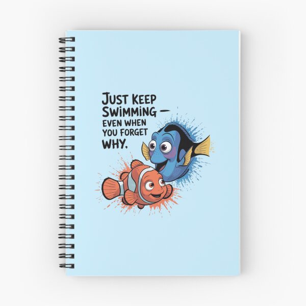 Item preview, Nemo and Dory - Just keep swimming — even when you forget why. designed and sold by 123ks.
