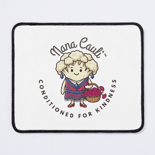 Item preview, Nana Cauli — Cute Grandmother Cauliflower Kawaii Food Art | Conditioned For Kindness designed and sold by monolithstudio.