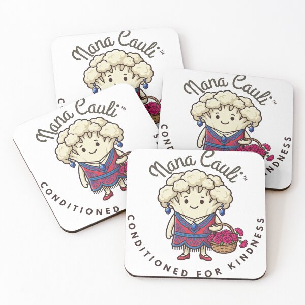 Item preview, Nana Cauli — Cute Grandmother Cauliflower Kawaii Food Art | Conditioned For Kindness designed and sold by monolithstudio.