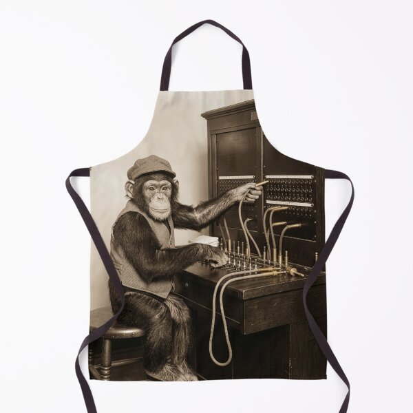 Item preview, Chimpanzee Switch Board Operator designed and sold by Tridentulus.
