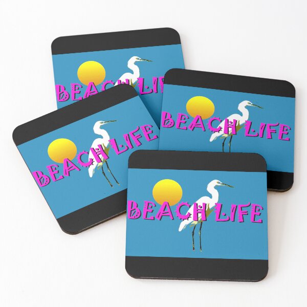 Item preview, Beach Life Egret designed and sold by Dlt1981.