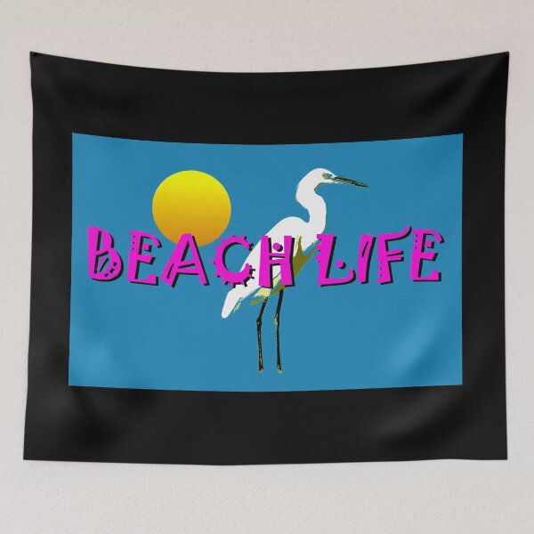 Item preview, Beach Life Egret designed and sold by Dlt1981.