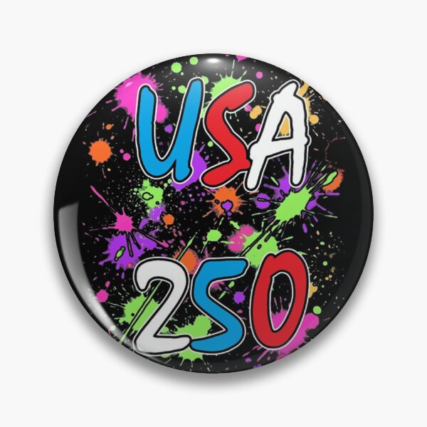 Item preview, USA 250 Semiquincentennial Neon Splatter America 250 designed and sold by dragonmotor7.